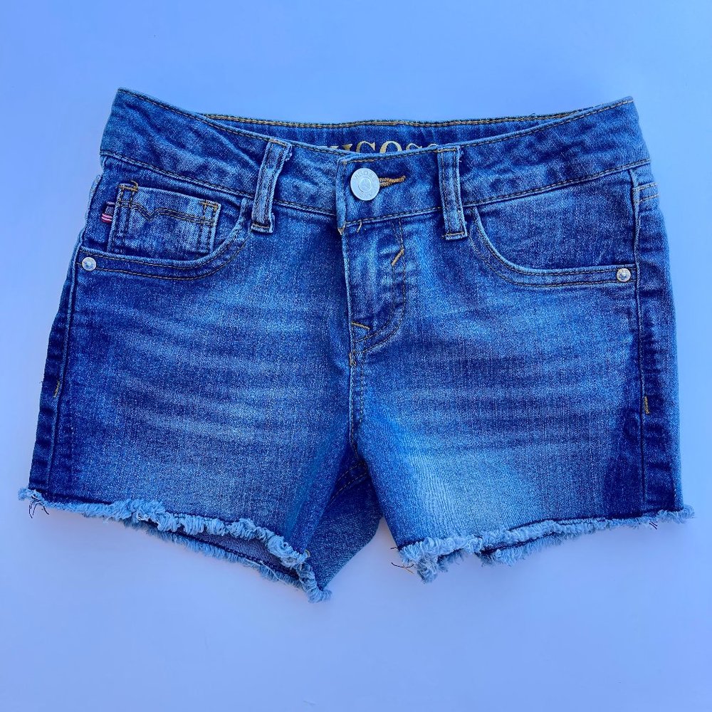 Girls Size 8 Chelsea denim short Stretch Adjustable waist